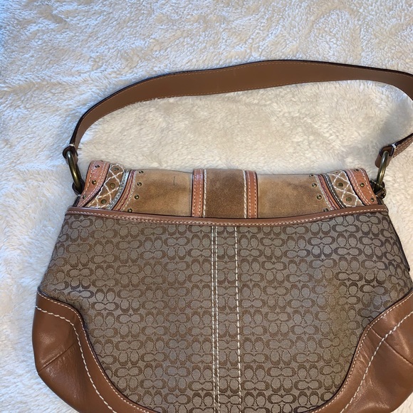 Coach soho leather hobo shoulder bag - Picture 3 of 4